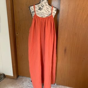 Kona Sol Swim coverup dress 1x/2x. Burnt orange.